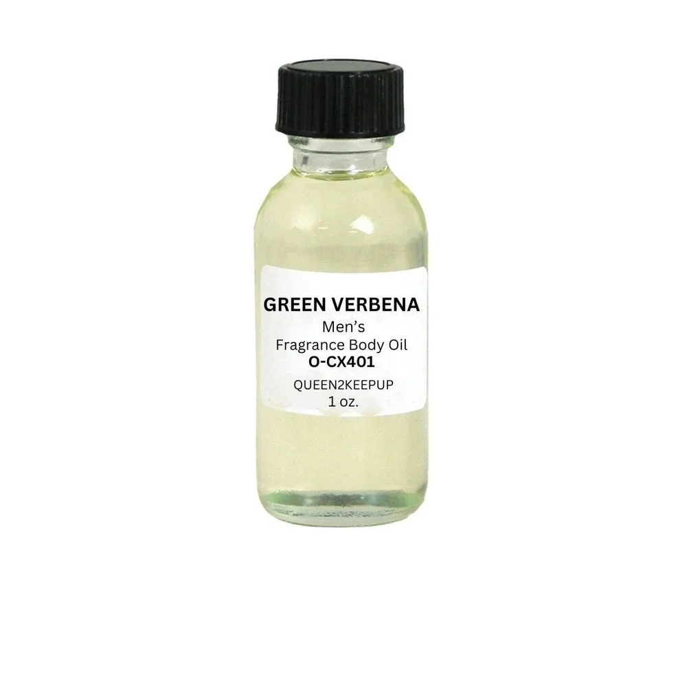 Green Verbena (Men) Body Oil 1 oz Fragrance All Natural Scent